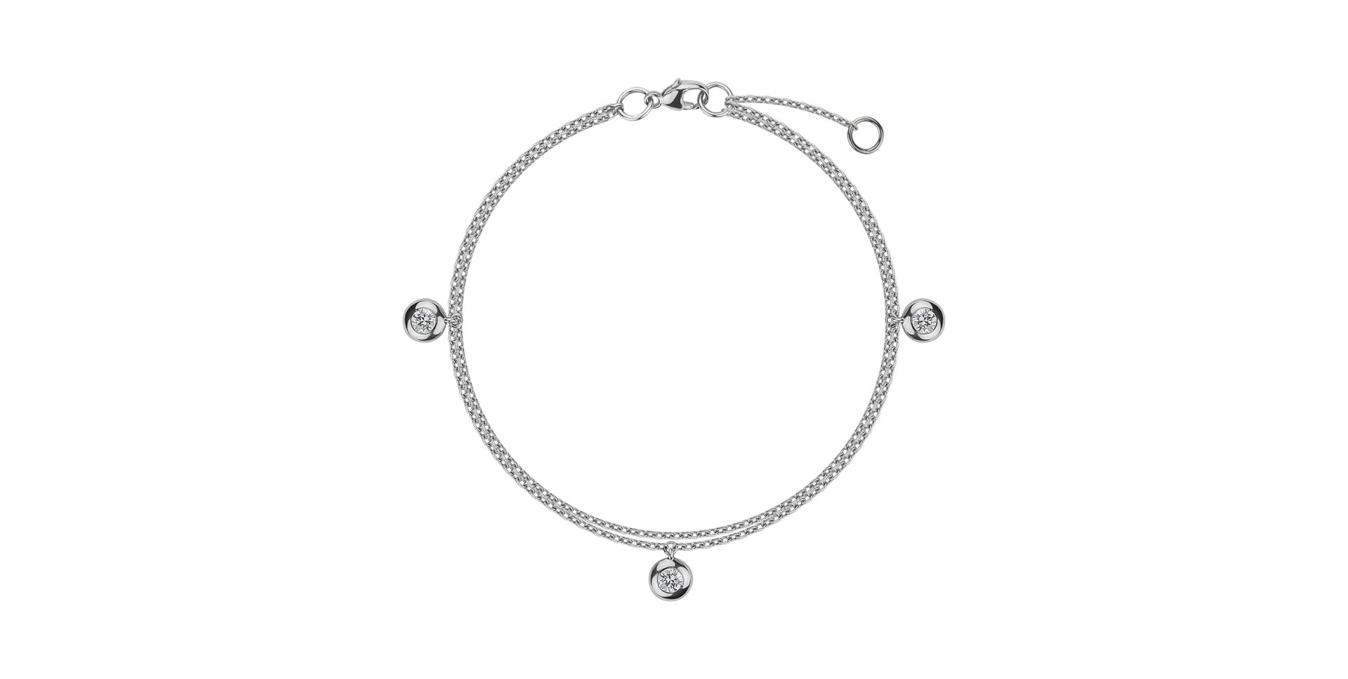 Náramek s diamanty Delouise