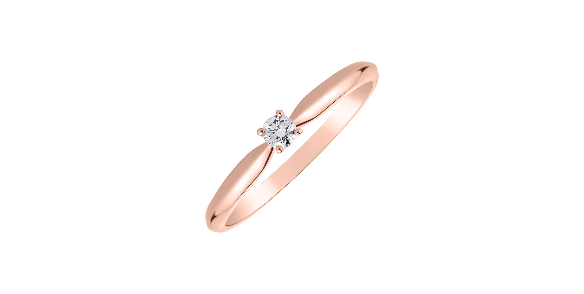 Prsten s diamantem One Love