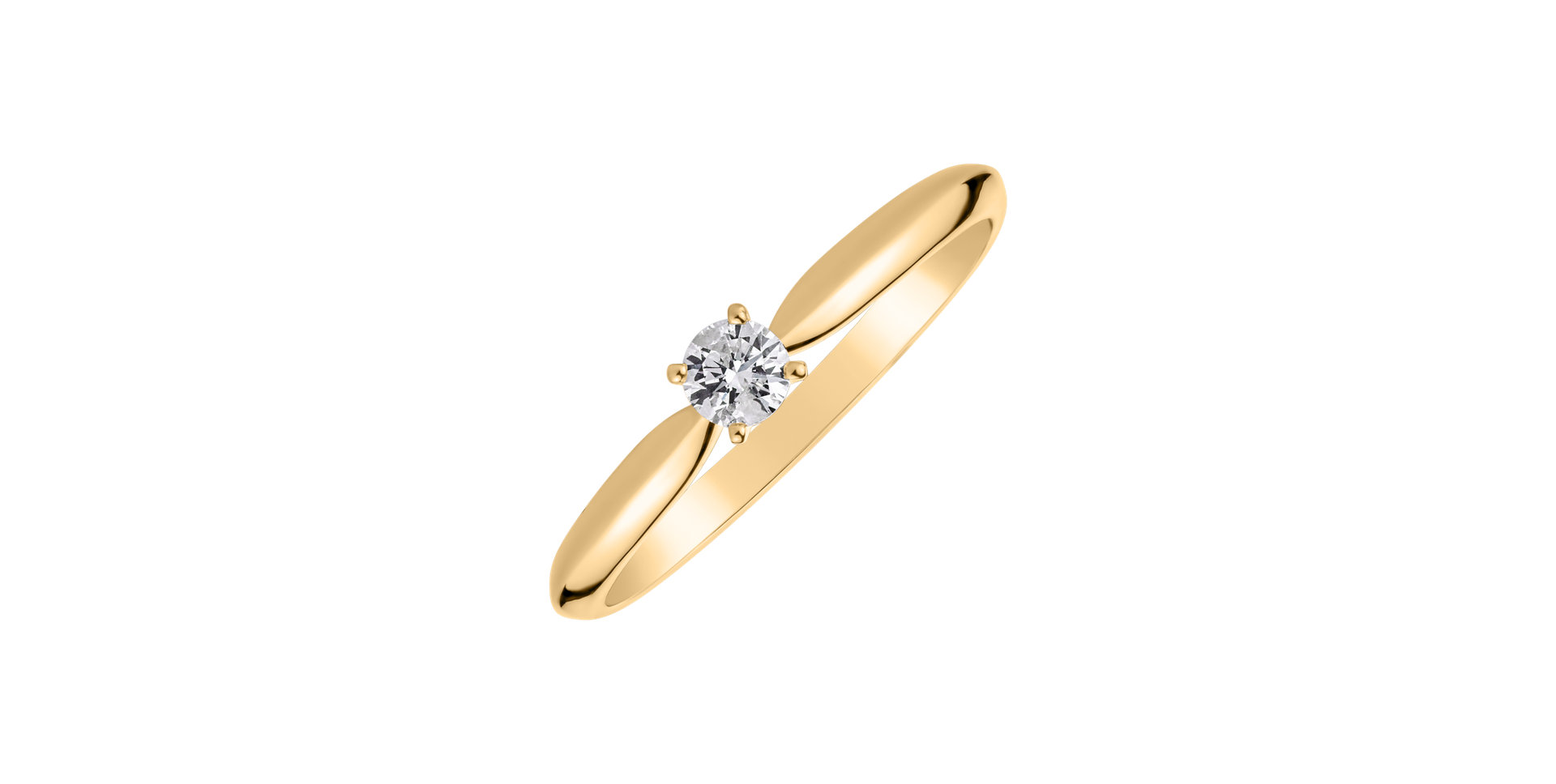 Prsten s diamantem One Love