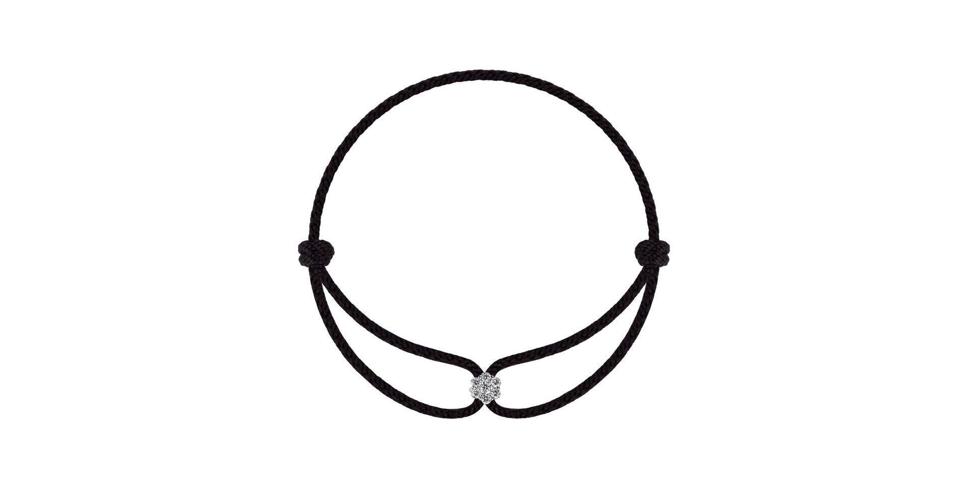 Náramek s diamanty Deep Snow