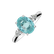 Prsten s paraibou a diamanty Fiona3