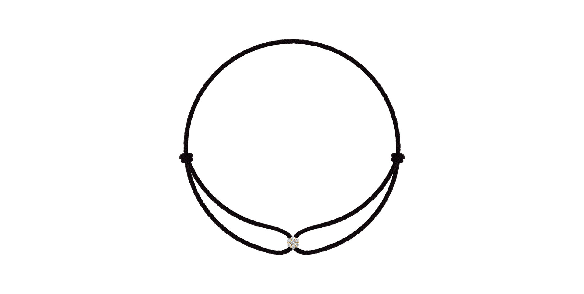 Náramek s diamanty Deep Snow