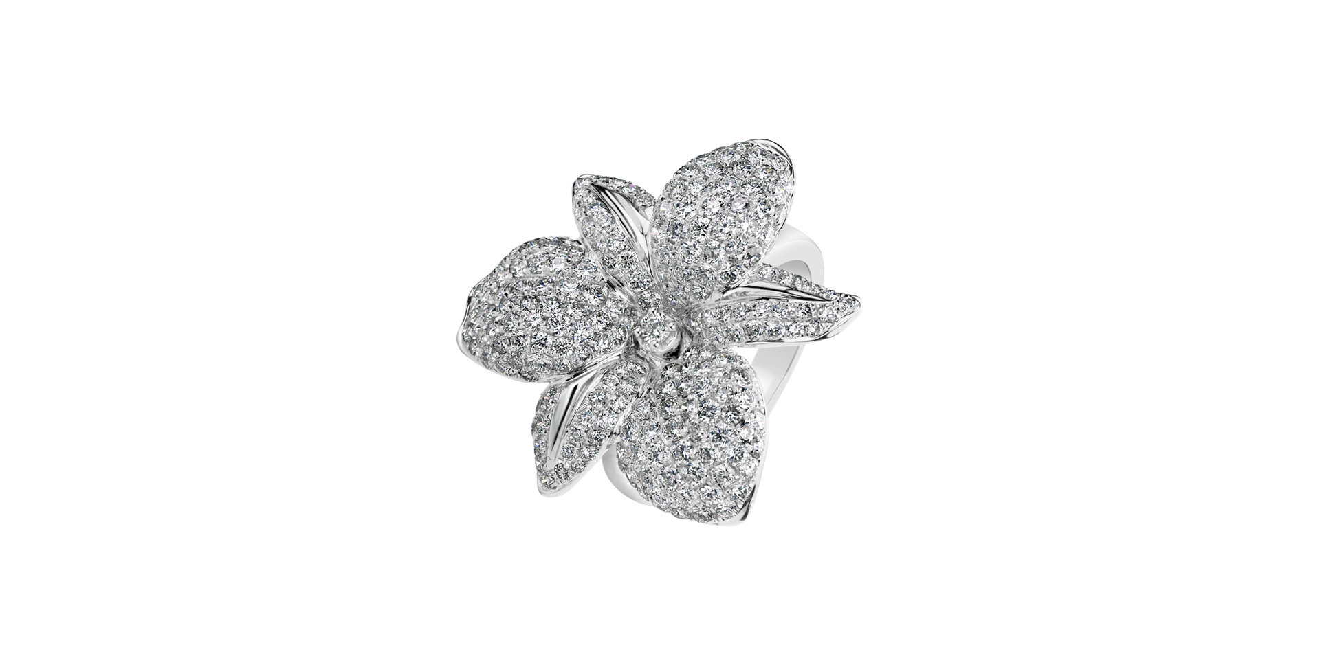 Prsten s diamanty Hawaii Orchid