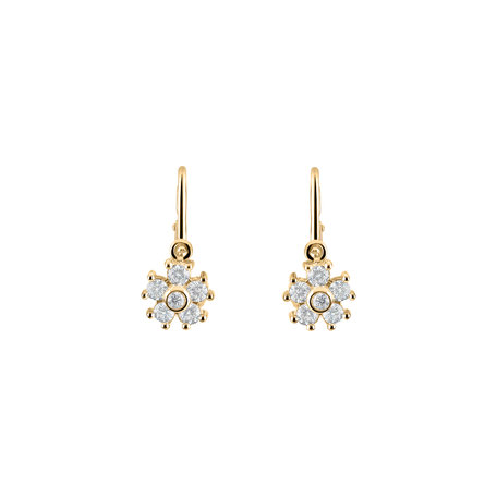 Dětské náušnice s diamanty Diamond Emotion