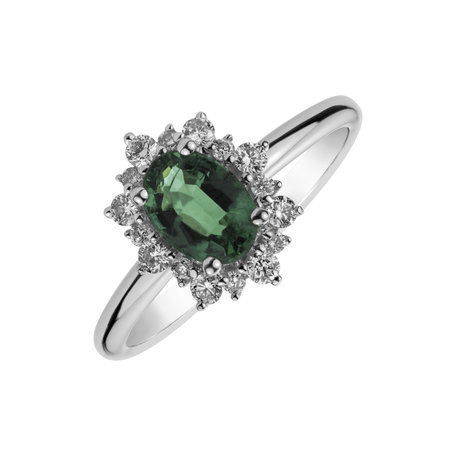 Prsten se smaragdem a diamanty Secret Glow