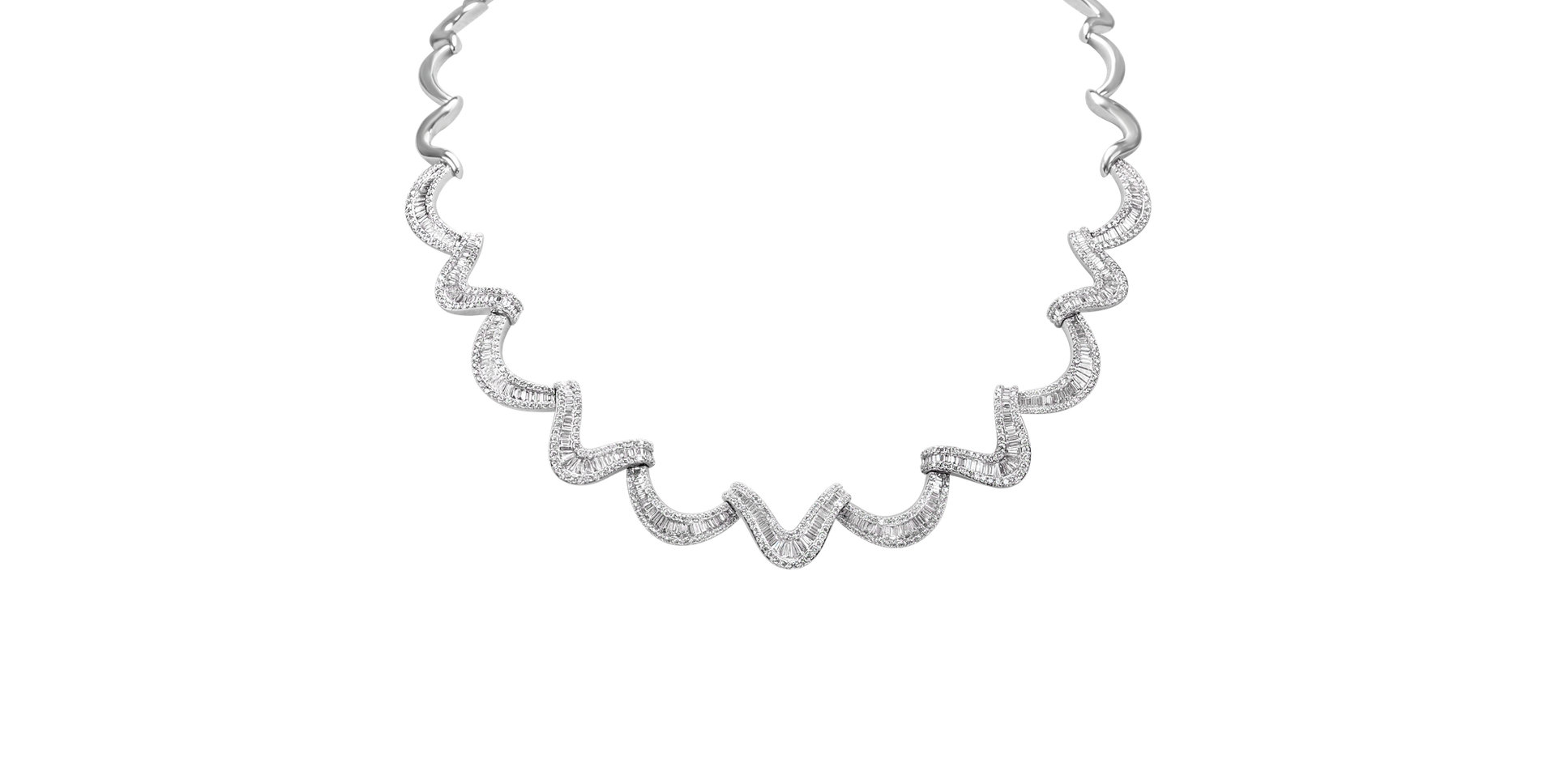 Náhrdelník s diamanty Lucky Charm