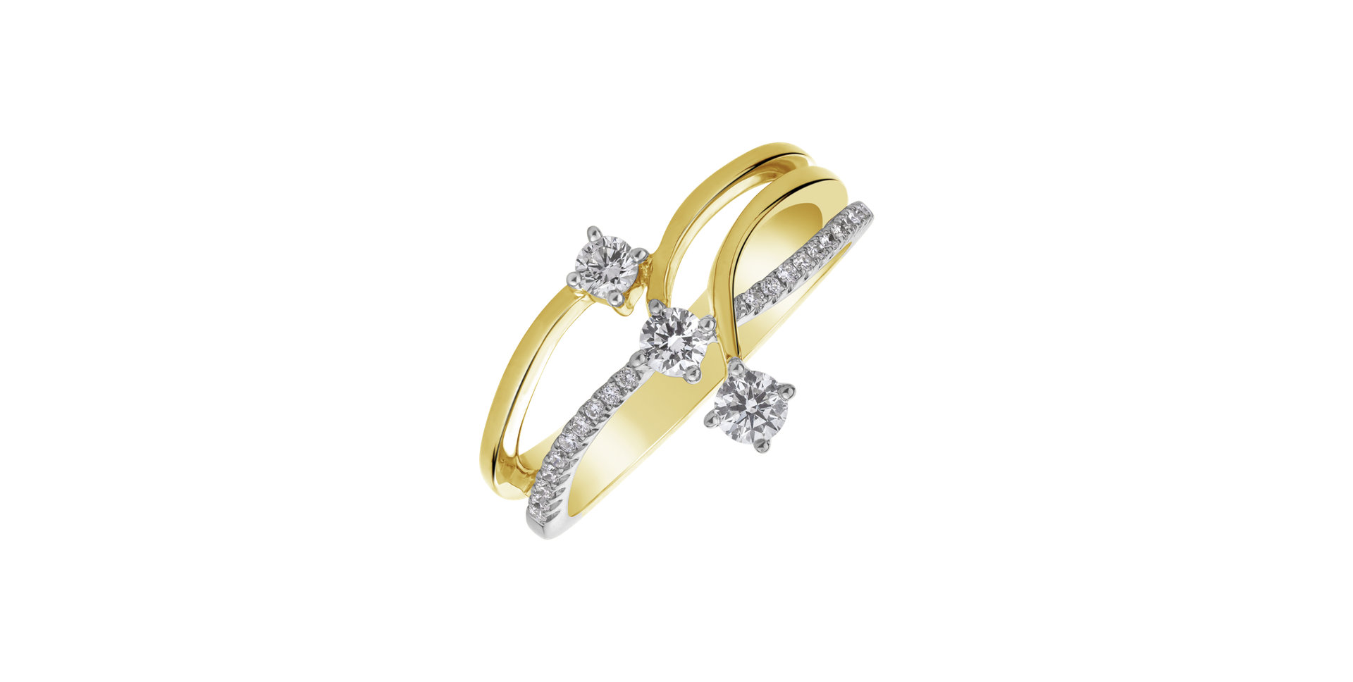 Prsten s diamanty Aislinn