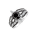 Prsten s černými a bílými diamanty Elden4