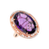 Prsten s ametystem a diamanty Chay4