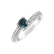 Prsten s modrým diamantem a bílými diamanty Suzette4