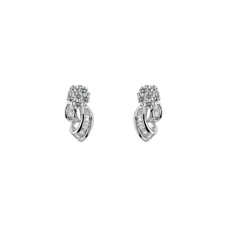 Náušnice s diamanty Harmony of Diamonds