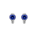 Náušnice s tanzanitem a diamanty Iphigena5
