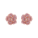 Náušnice s růžovými diamanty Papaya Rose4