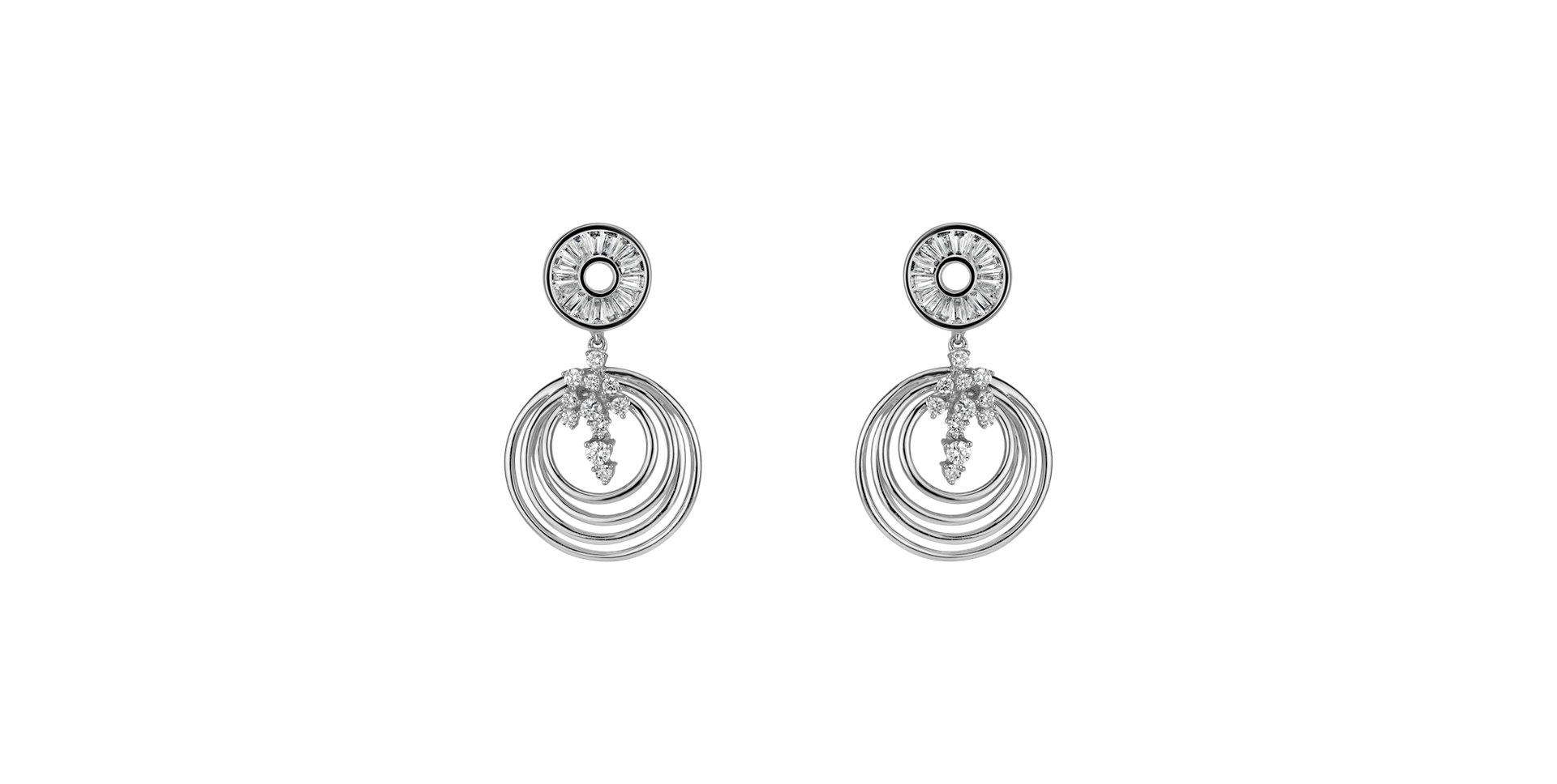 Náušnice s diamanty Impressive Collection