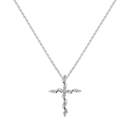 Přívěs s diamanty Nature Cross