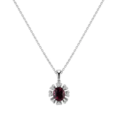 Přívěs s turmalinem a diamanty Fashion Queen