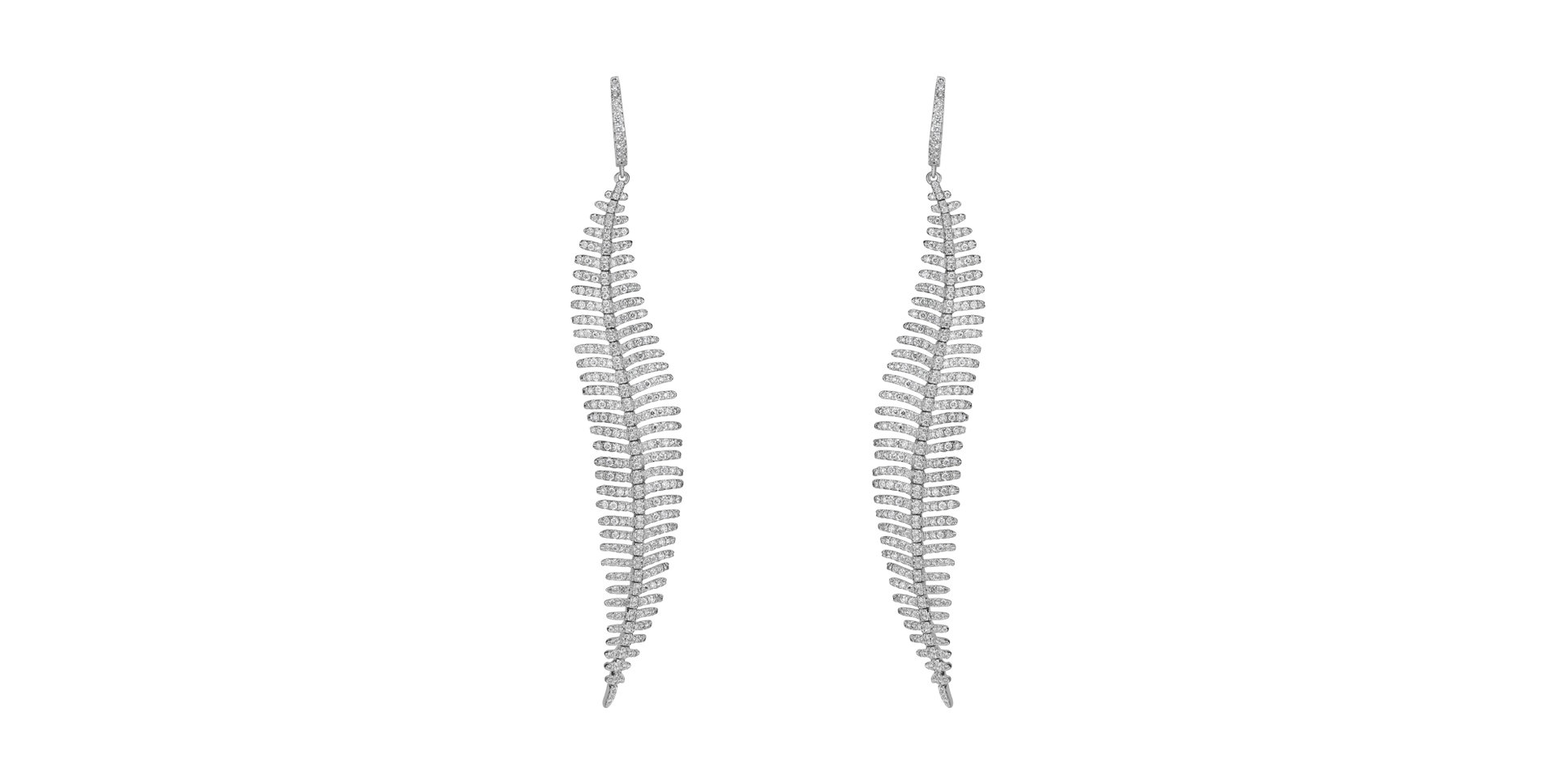 Náušnice s diamanty Arctic Angel