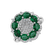 Prsten s diamanty a smaragdy Cadmium Green4