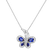 Náhrdelník s diamanty a safíry Luxury Butterfly3