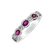 Prsten s diamanty a rubíny Ruby Alternation3