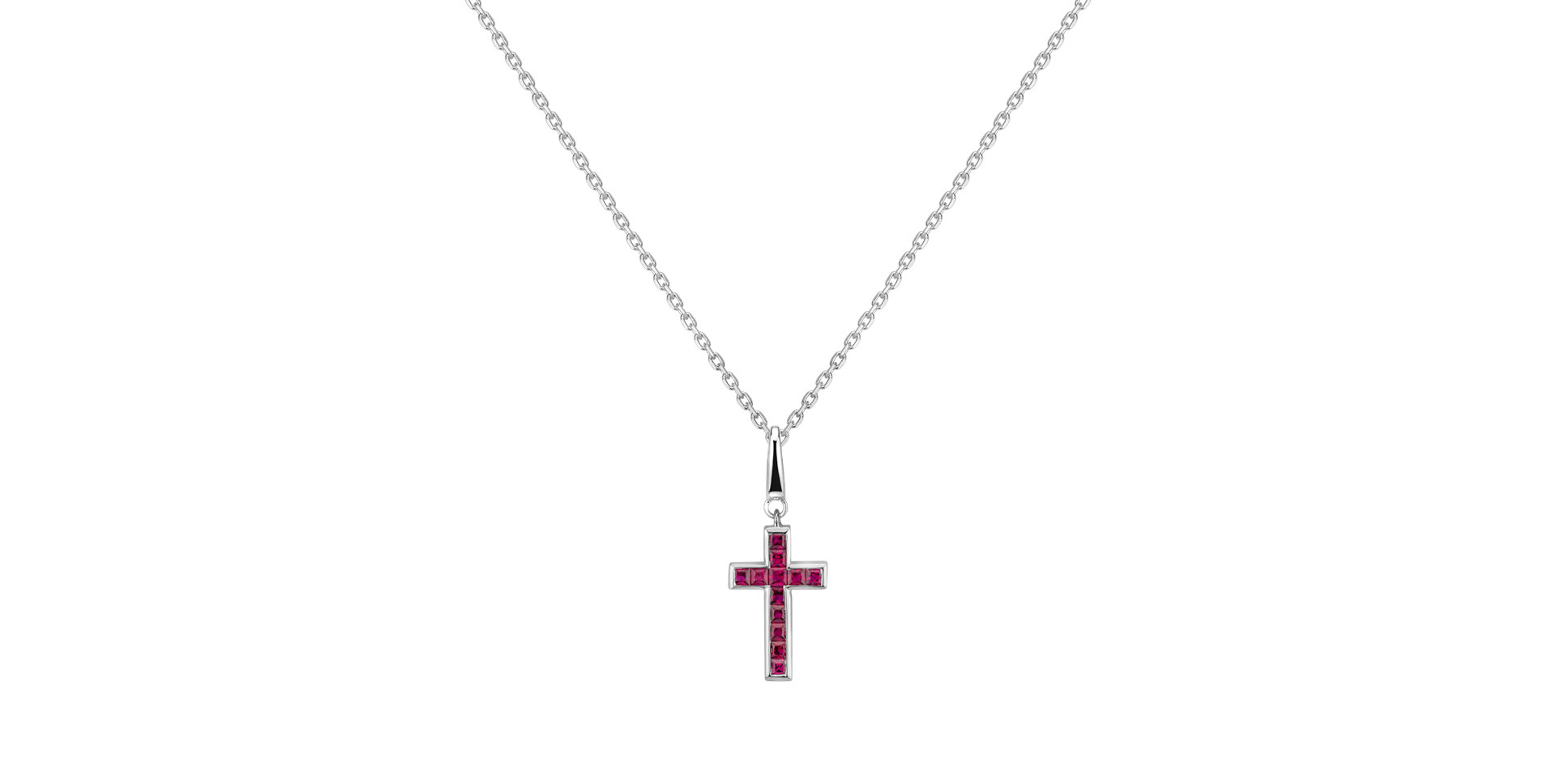 Přívěs s rubíny Ruby Cross