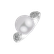 Prsten s perlou a diamanty Fantasy Pearl3