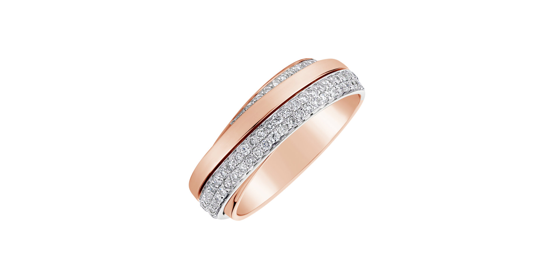 Prsten s diamanty Dream Ribbon