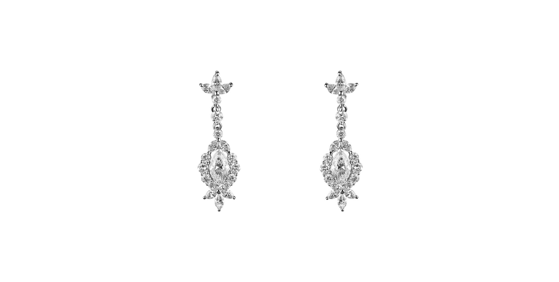 Náušnice s diamanty Royal Earrings