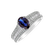 Prsten s safírem a diamanty Sapphire Desire3