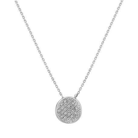 Náhrdelník s diamanty Moon Message