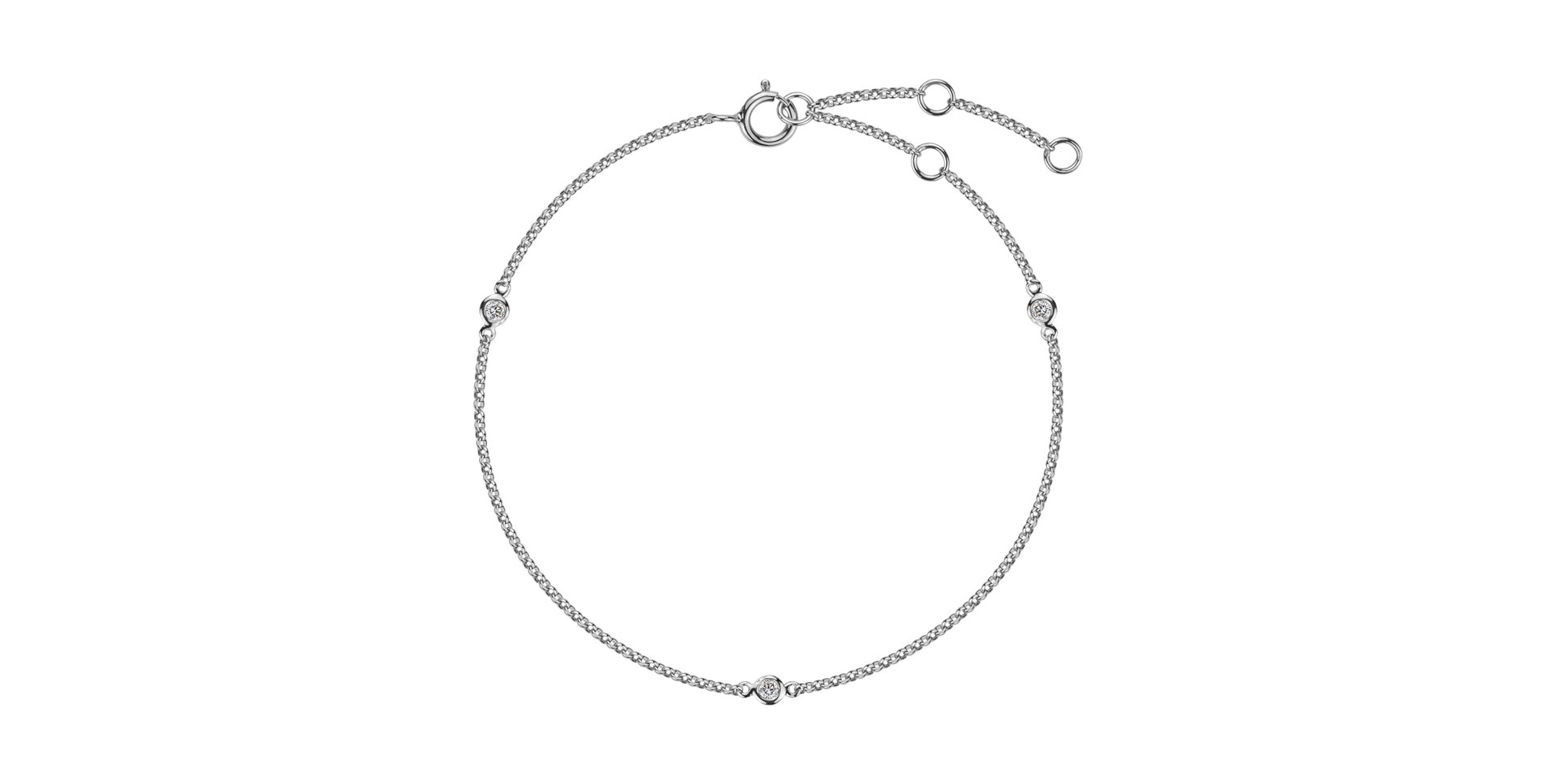 Náramek s diamanty Oriya