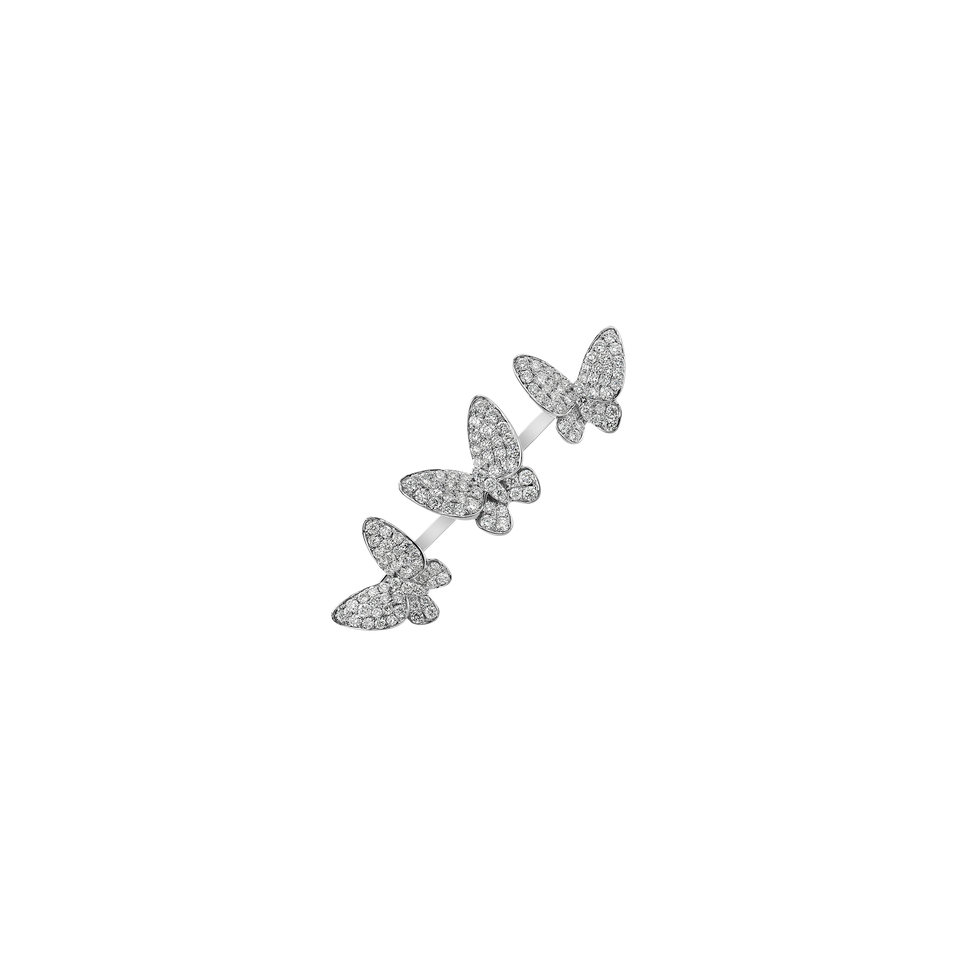 Prsten s diamanty Royal Butterflies