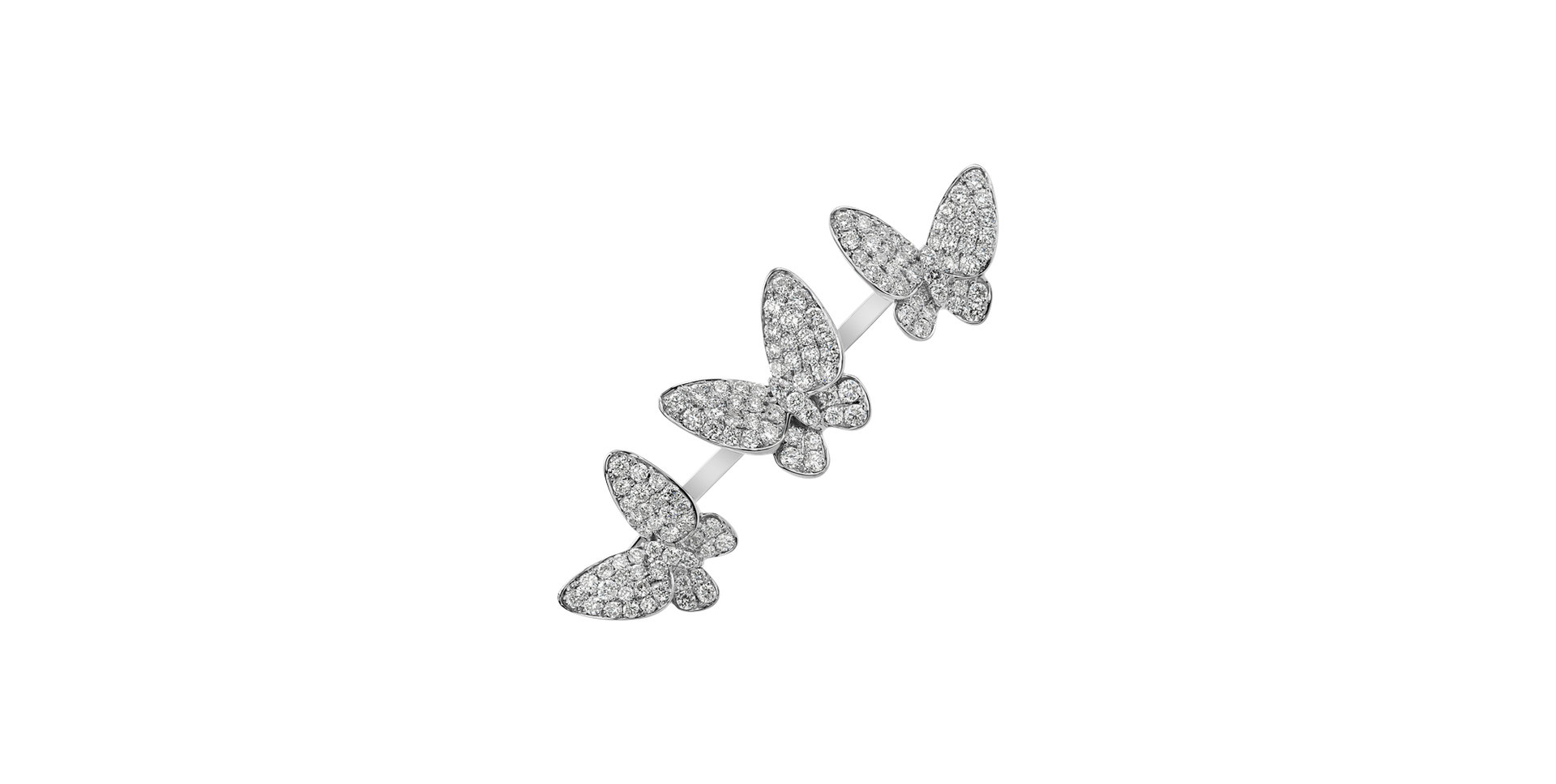 Prsten s diamanty Royal Butterflies