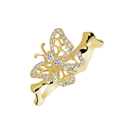 Prsten s diamanty Royal Butterfly