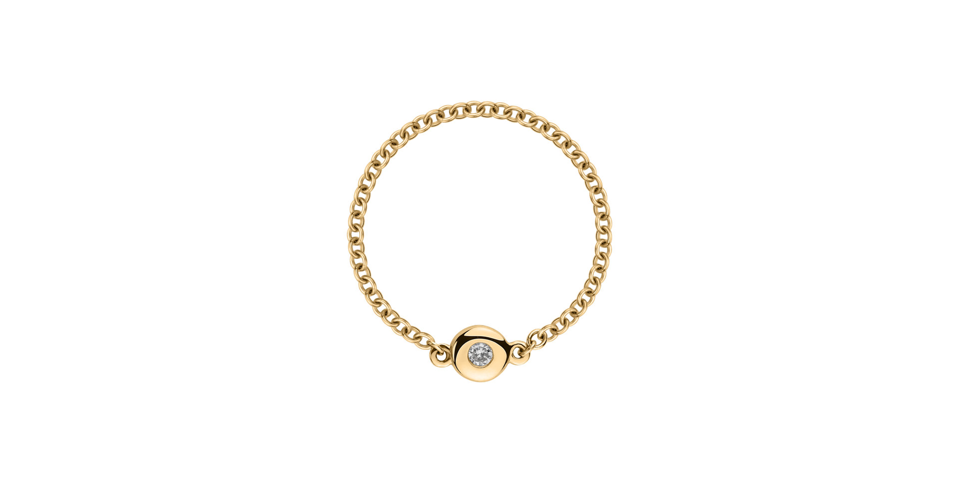 Prsten s diamantem Moonlight Space