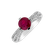 Prsten s rubínem a diamanty Stone of  Love3