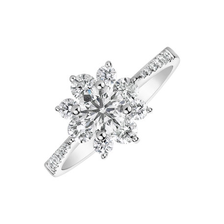 Prsten s diamanty Frozen Star