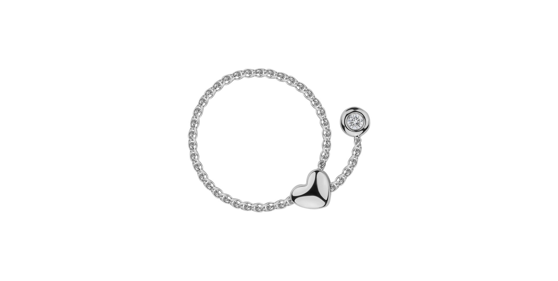 Prsten s diamantem Undying Devotion