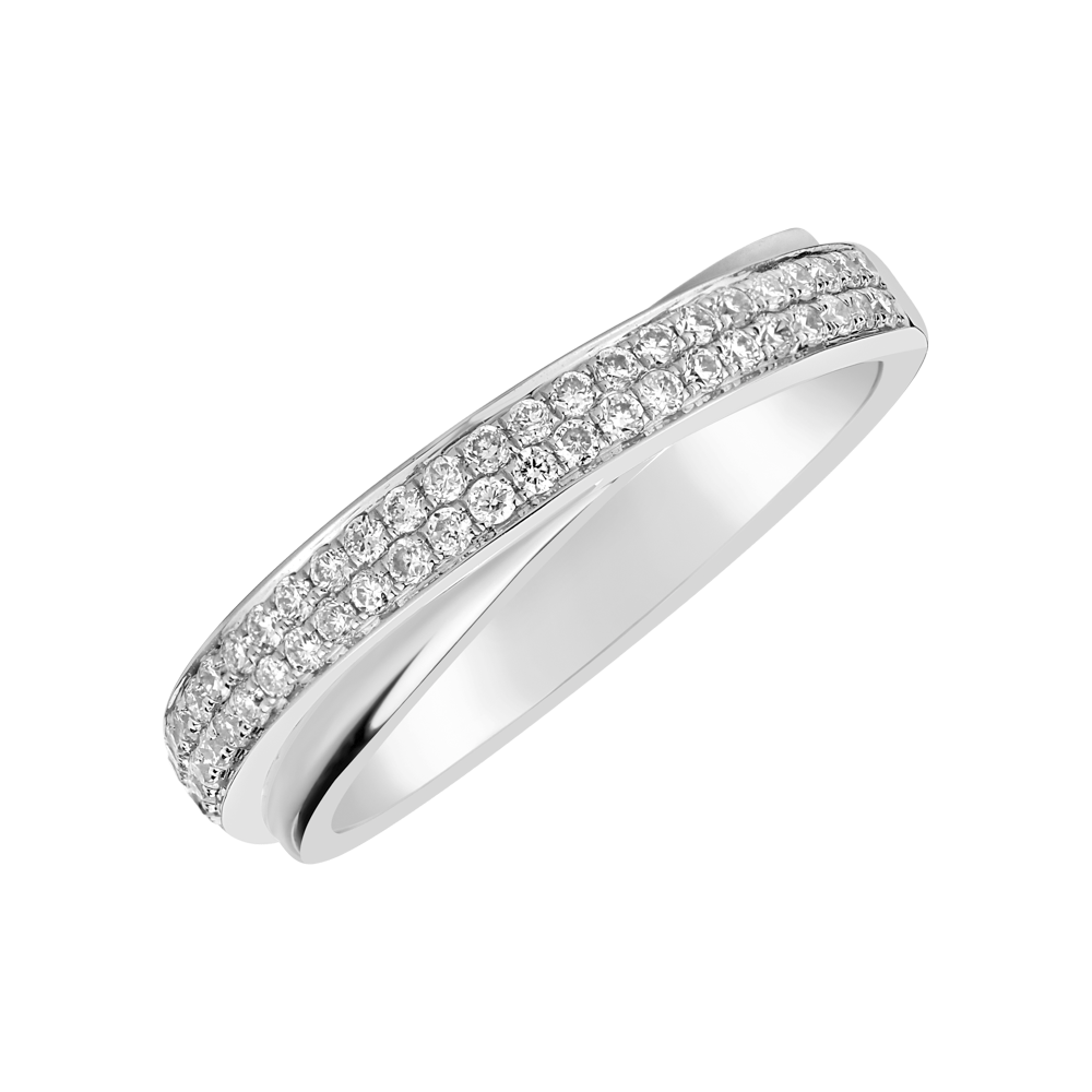 Prsten s diamanty Sparkle Ribbon | ALO