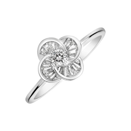 Prsten s diamanty Sparkling Blossom