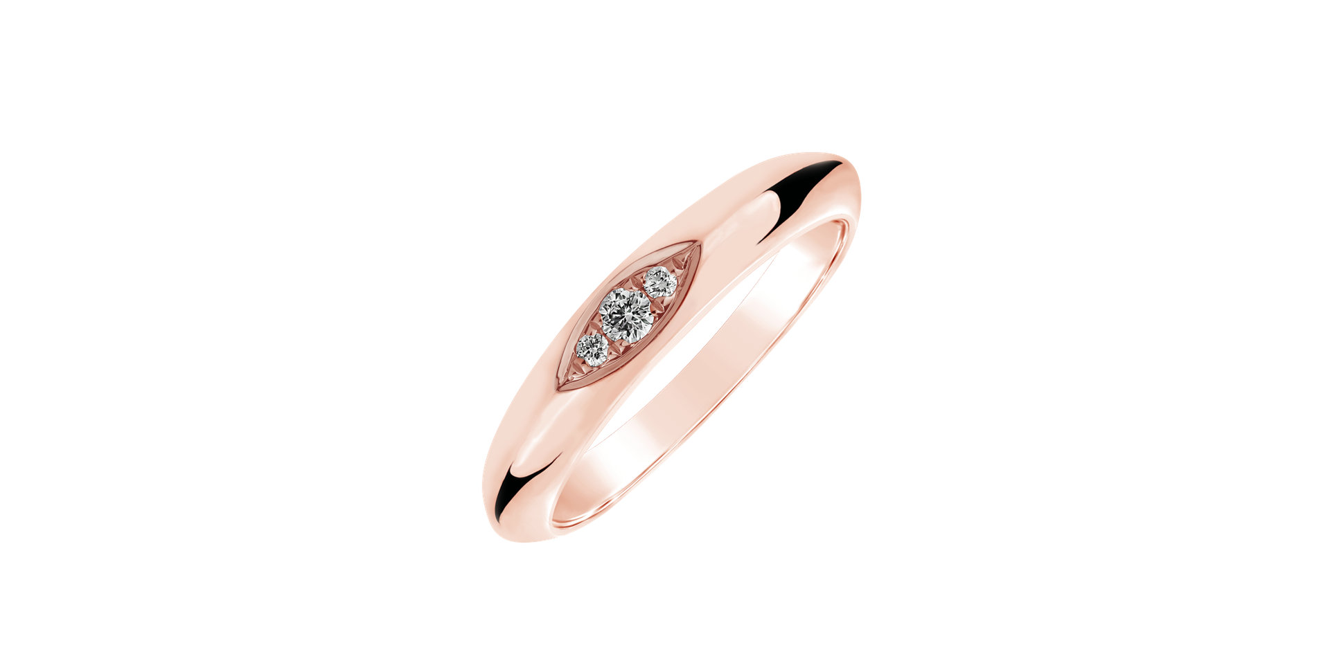 Prsten s diamanty Marsala