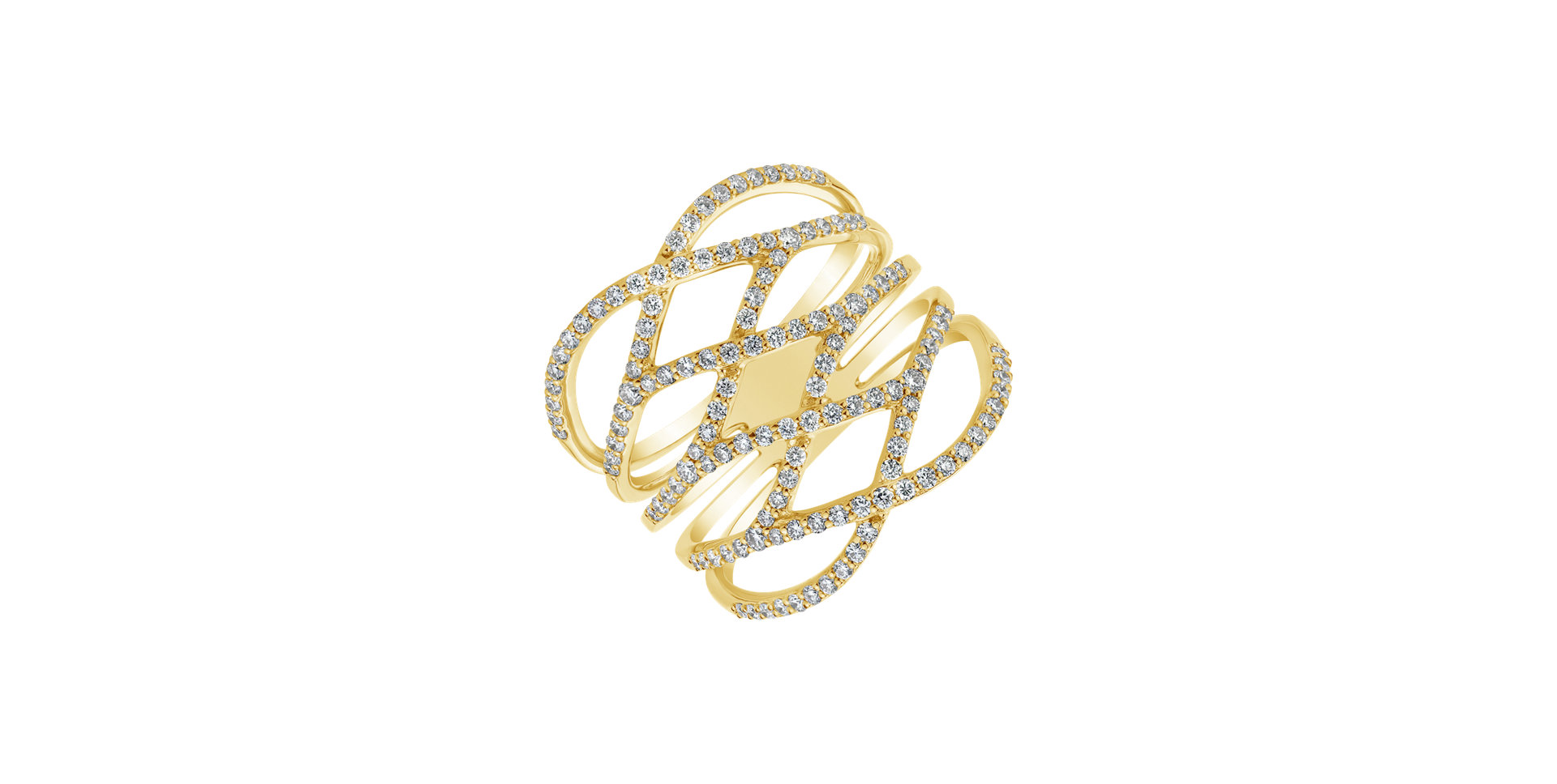 Prsten s diamanty Goddess Antheia