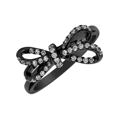 Prsten s diamanty Galaxy Ribbon
