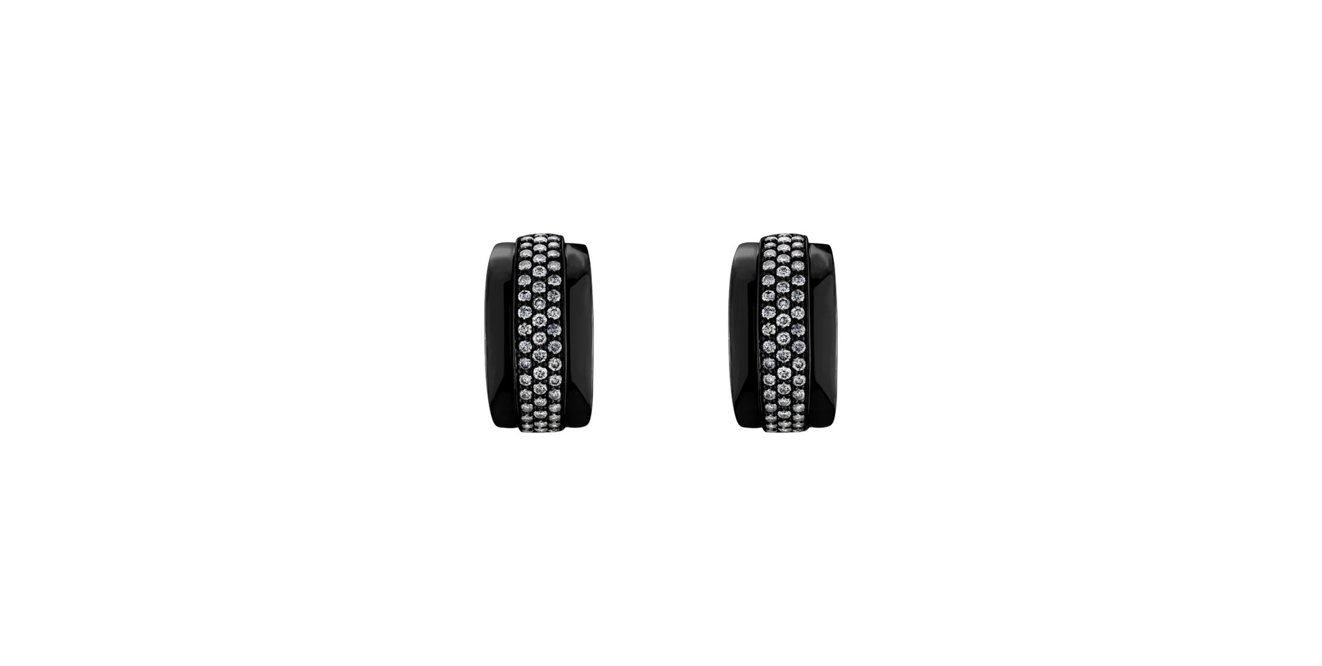 Náušnice s diamanty Snowfire