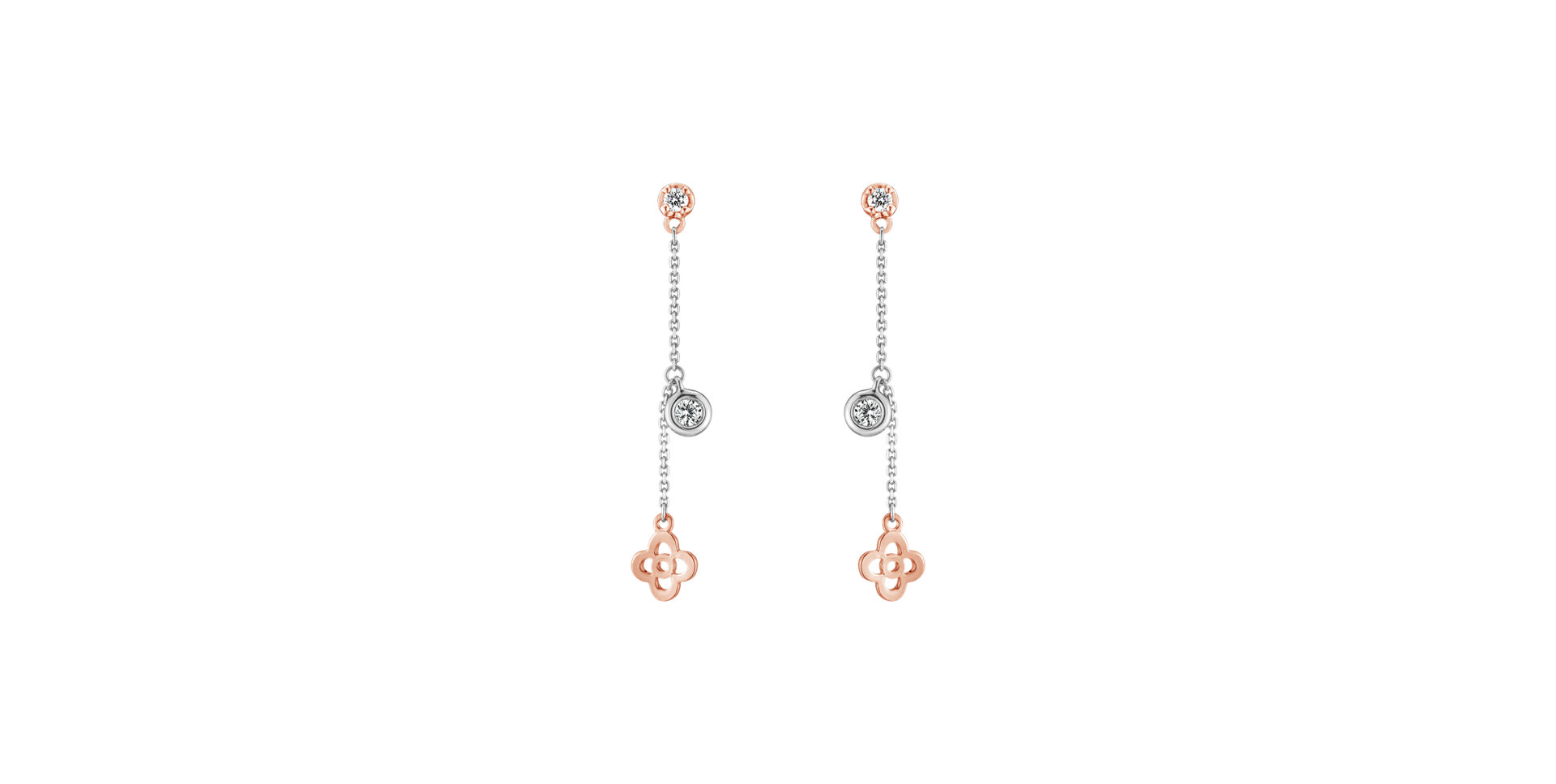 Náušnice s diamanty Ethereal Bliss