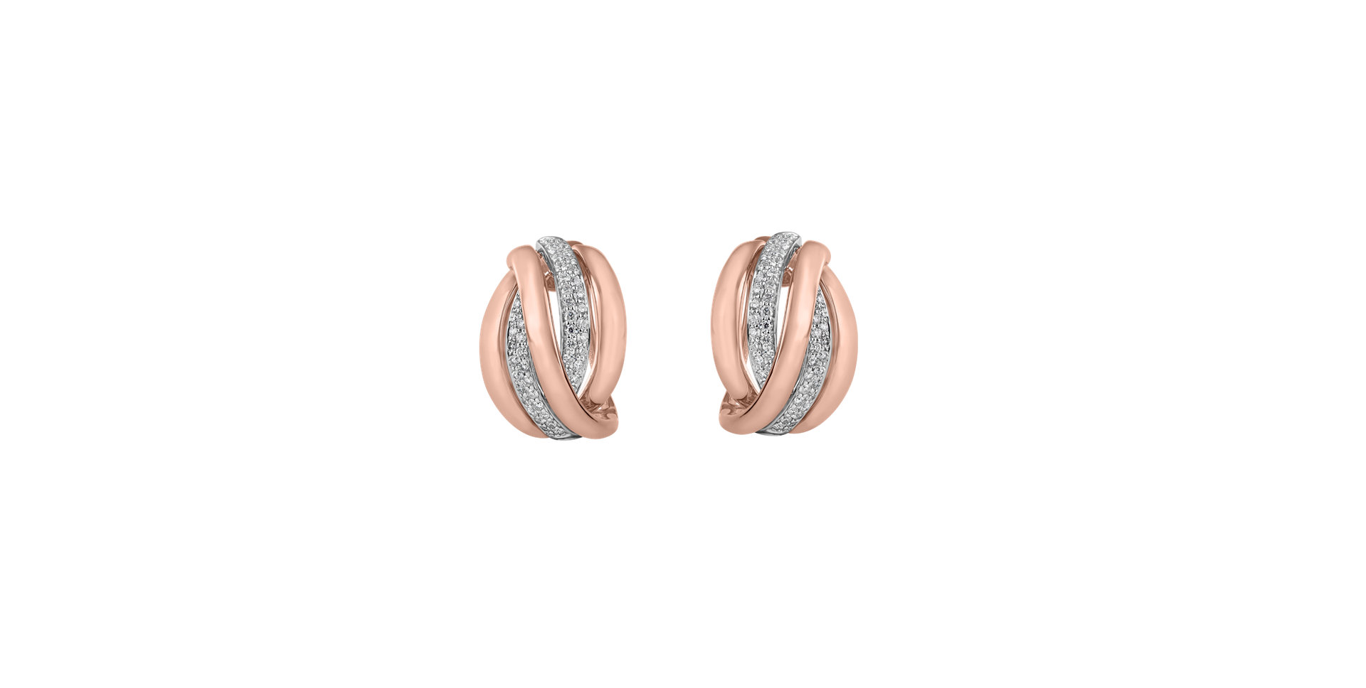 Náušnice s diamanty Festive Moment