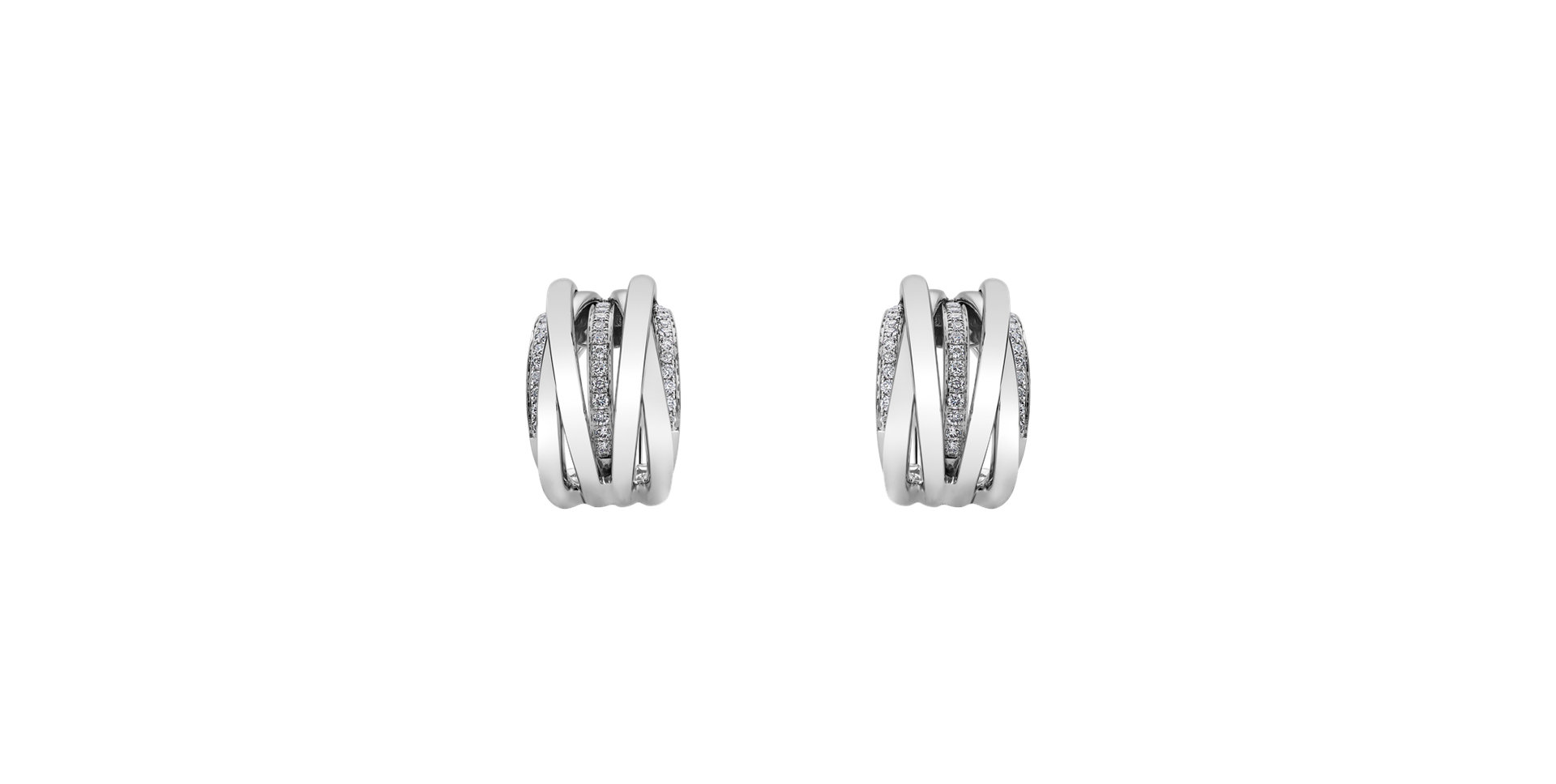 Náušnice s diamanty Luxury Pleasure