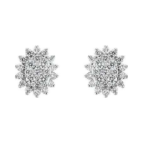 Náušnice s diamanty Midnight Star