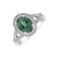 Prsten se smaragdem a diamanty Space Princess4