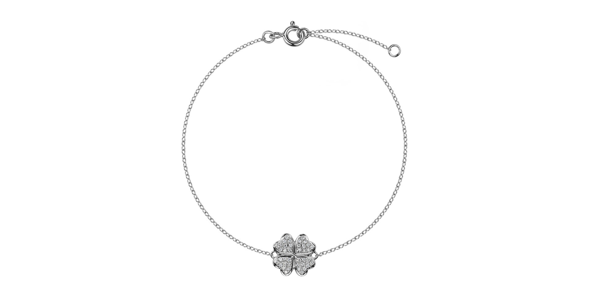 Náramek s diamanty Galaxy Luck